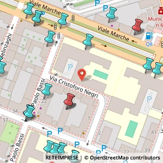 Mappa Via Ottaviano Fabrizio Mossotti, 20159 Milano MI, Italia (0.1)