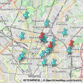 Mappa Piazzale Giuseppe Massari, 20125 Milano MI, Italia (1.89722)