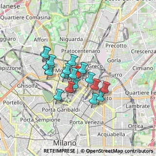 Mappa Piazzale Giuseppe Massari, 20125 Milano MI, Italia (1.334)