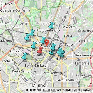 Mappa Piazzale Giuseppe Massari, 20125 Milano MI, Italia (1.42214)