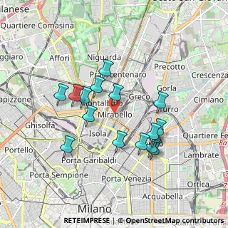 Mappa Piazzale Giuseppe Massari, 20125 Milano MI, Italia (1.625)