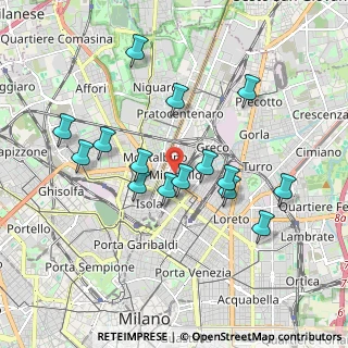 Mappa Piazzale Giuseppe Massari, 20125 Milano MI, Italia (1.75133)
