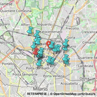 Mappa Piazzale Giuseppe Massari, 20125 Milano MI, Italia (1.393)