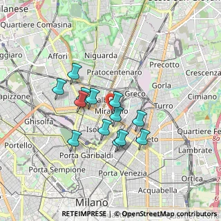 Mappa Piazzale Giuseppe Massari, 20125 Milano MI, Italia (1.39231)