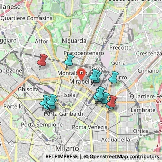 Mappa Piazzale Giuseppe Massari, 20125 Milano MI, Italia (1.825)