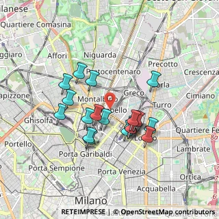 Mappa Piazzale Giuseppe Massari, 20125 Milano MI, Italia (1.504)