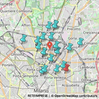 Mappa Piazzale Giuseppe Massari, 20125 Milano MI, Italia (1.567)