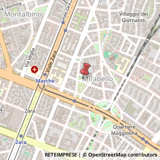 Mappa Via Vittorio Bersezio, 22, 20125 Milano, Milano (Lombardia)