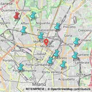 Mappa Via Vittorio Bersezio, 20125 Milano MI, Italia (2.39364)