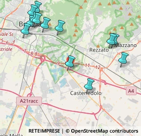 Mappa Villagio Buffalora Traversa Ottava, 25129 Buffalora BS, Italia (5.07385)