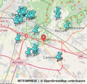 Mappa Villagio Buffalora Traversa Ottava, 25129 Buffalora BS, Italia (4.725)