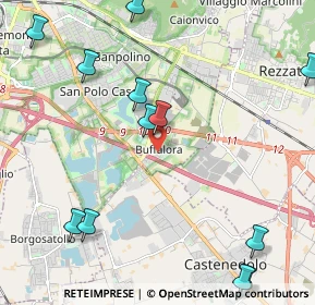 Mappa Villagio Buffalora Traversa Ottava, 25129 Buffalora BS, Italia (2.89231)