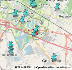 Mappa Villagio Buffalora Traversa Ottava, 25129 Buffalora BS, Italia (2.86667)