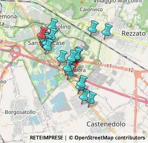 Mappa Villagio Buffalora Traversa Ottava, 25129 Buffalora BS, Italia (1.5)