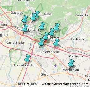 Mappa Villagio Buffalora Traversa Ottava, 25129 Buffalora BS, Italia (6.71615)