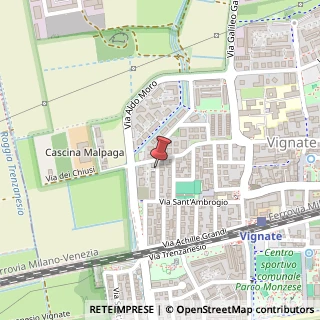 Mappa Via Eugenio Curiel, 13, 20060 Vignate, Milano (Lombardia)