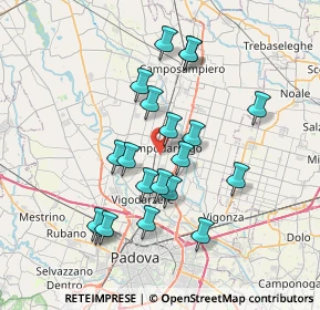 Mappa SS 307, 35011 Campodarsego PD (6.676)