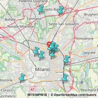Mappa Via Adeodato Ressi, 20125 Milano MI, Italia (3.67636)