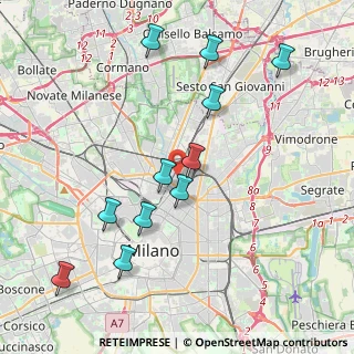 Mappa Via Adeodato Ressi, 20125 Milano MI, Italia (4.21727)