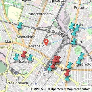 Mappa Via Adeodato Ressi, 20125 Milano MI, Italia (1.371)
