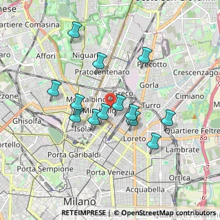 Mappa Via Adeodato Ressi, 20125 Milano MI, Italia (1.59538)
