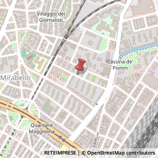 Mappa Via Adeodato Ressi, 22, 20125 Milano, Milano (Lombardia)