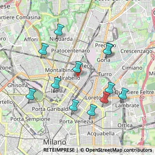 Mappa Via Privata del Progresso, 20125 Milano MI, Italia (2.05417)