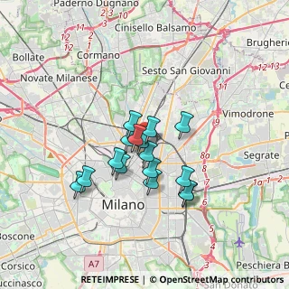 Mappa Via Privata del Progresso, 20125 Milano MI, Italia (2.56813)
