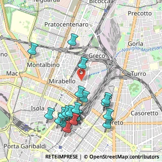 Mappa Via Privata del Progresso, 20125 Milano MI, Italia (1.128)