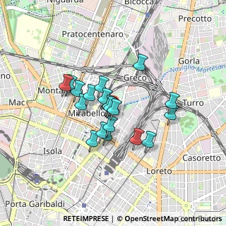 Mappa Via Privata del Progresso, 20125 Milano MI, Italia (0.629)