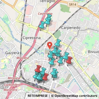 Mappa Via L. Einaudi, 30174 Venezia VE, Italia (1.0415)