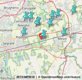 Mappa Via I Maggio, 20060 Vignate MI, Italia (3.80455)
