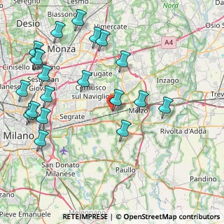 Mappa Via I Maggio, 20060 Vignate MI, Italia (10.1265)