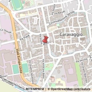 Mappa Via Amilcare Bietti, 9, 24043 Caravaggio, Bergamo (Lombardia)