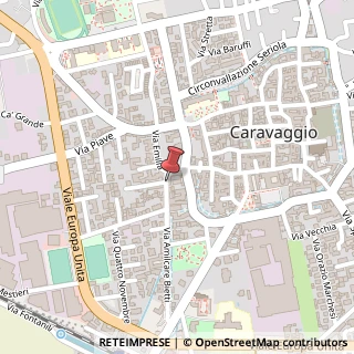 Mappa Via Amilcare Bietti,  18, 24043 Caravaggio, Bergamo (Lombardia)