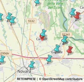 Mappa Via Marè, 28062 Cameri NO, Italia (6.05063)