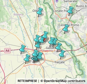 Mappa Via Marè, 28062 Cameri NO, Italia (6.58389)
