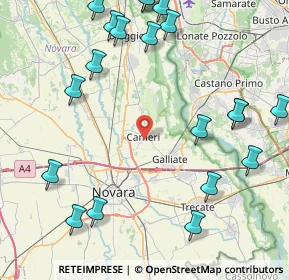 Mappa Via Marè, 28062 Cameri NO, Italia (10.9925)