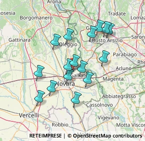 Mappa Via Marè, 28062 Cameri NO, Italia (12.41813)