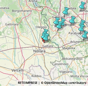 Mappa Via Marè, 28062 Cameri NO, Italia (17.18917)