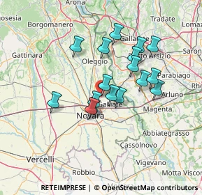 Mappa Via Marè, 28062 Cameri NO, Italia (11.31059)