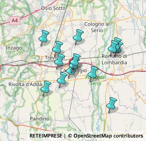 Mappa Via Bianchi, 24043 Caravaggio BG, Italia (5.80929)