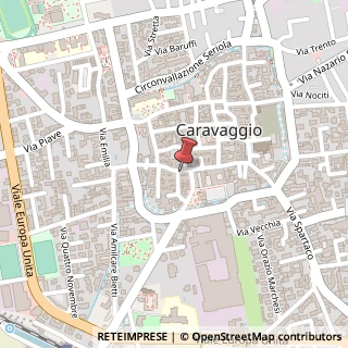 Mappa Via Vicinato, 3, 24043 Caravaggio, Bergamo (Lombardia)