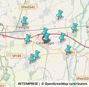 Mappa Via Bianchi, 24043 Caravaggio BG, Italia (3.08818)