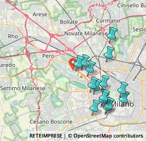 Mappa Via Uruguay Via Sem Benelli, 20151 Milano MI, Italia (4.01733)