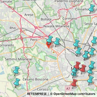 Mappa Via Uruguay Via Sem Benelli, 20151 Milano MI, Italia (6.909)