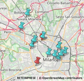 Mappa Piazzale Nigra Costantino, 20158 Milano MI, Italia (3.67667)
