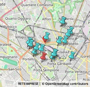 Mappa Piazzale Nigra Costantino, 20158 Milano MI, Italia (1.55632)