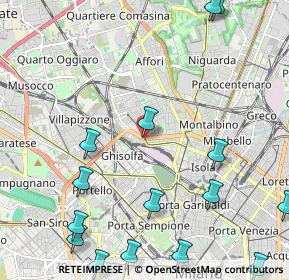 Mappa Piazzale Nigra Costantino, 20158 Milano MI, Italia (3.02733)