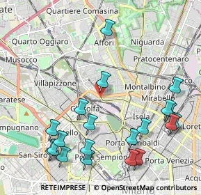 Mappa Piazzale Nigra Costantino, 20158 Milano MI, Italia (2.5085)